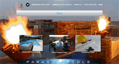 Desktop Screenshot of paragonpoolslv.com